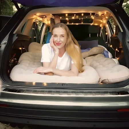 Thicken Backseat SUV/Car/Truck Air Mattress Air Bed Inflatable SUV Truck Mattress -30.31'' Width/Grey