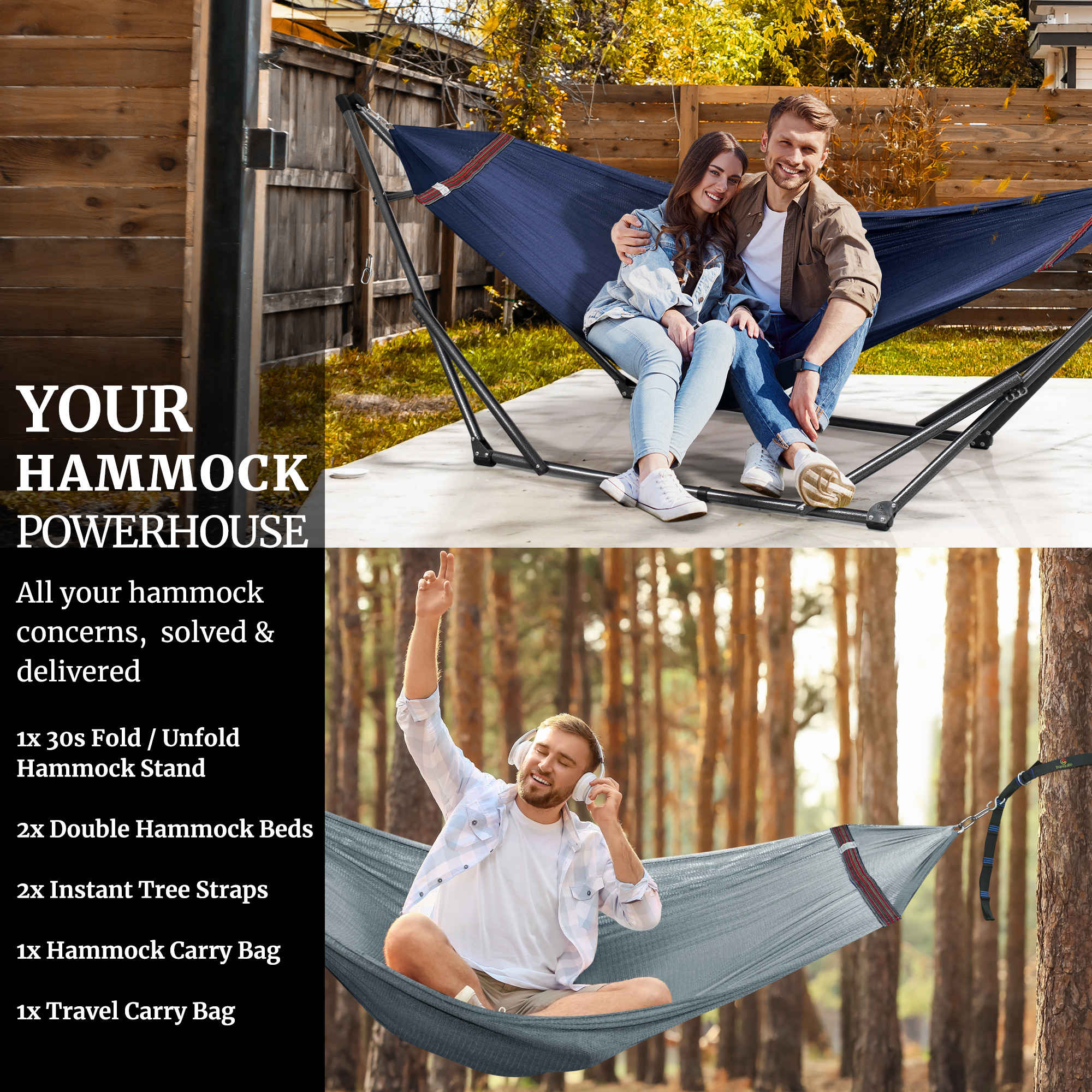 Comfort Set Original Hammock Stand