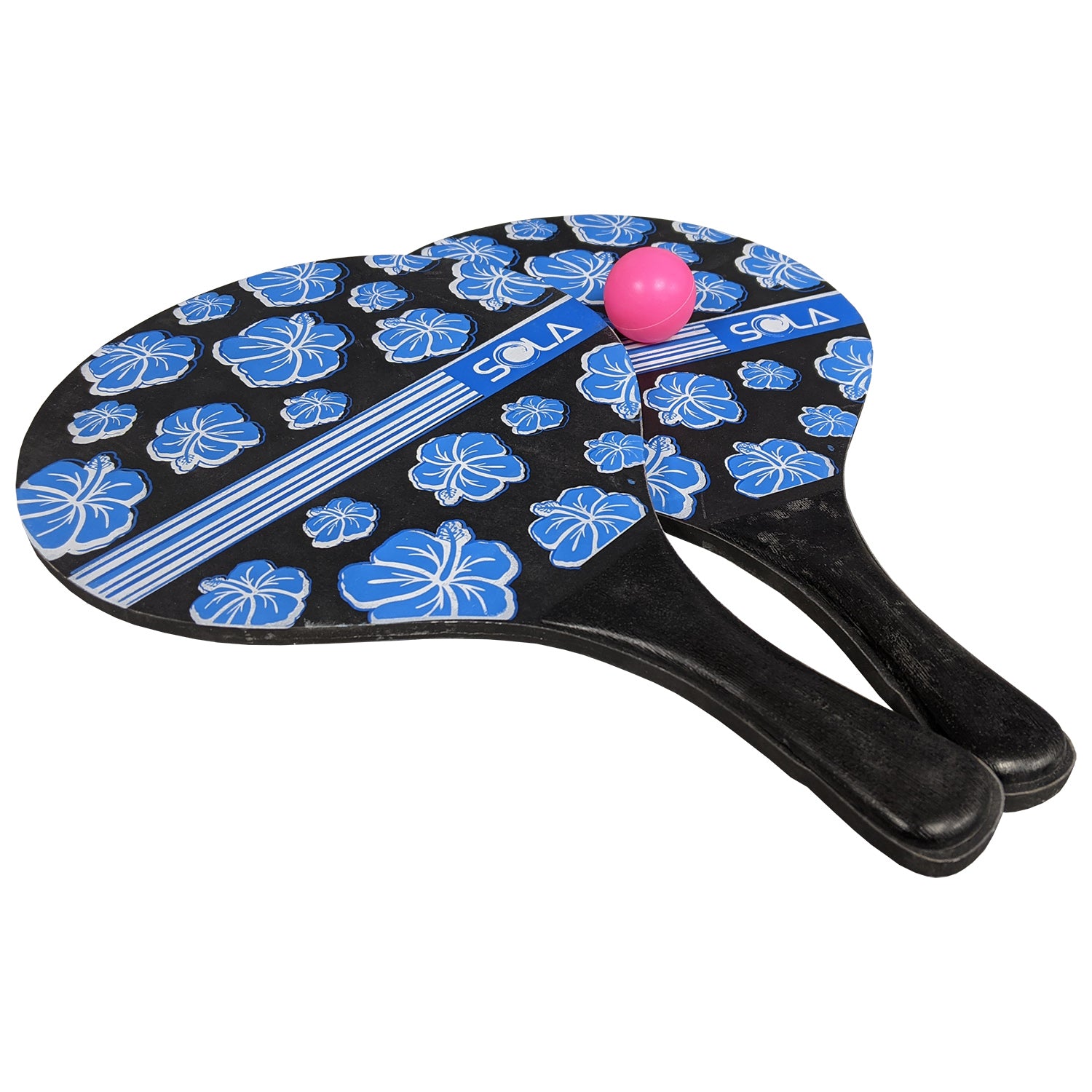 Hibiscus Paddleball Set, Black