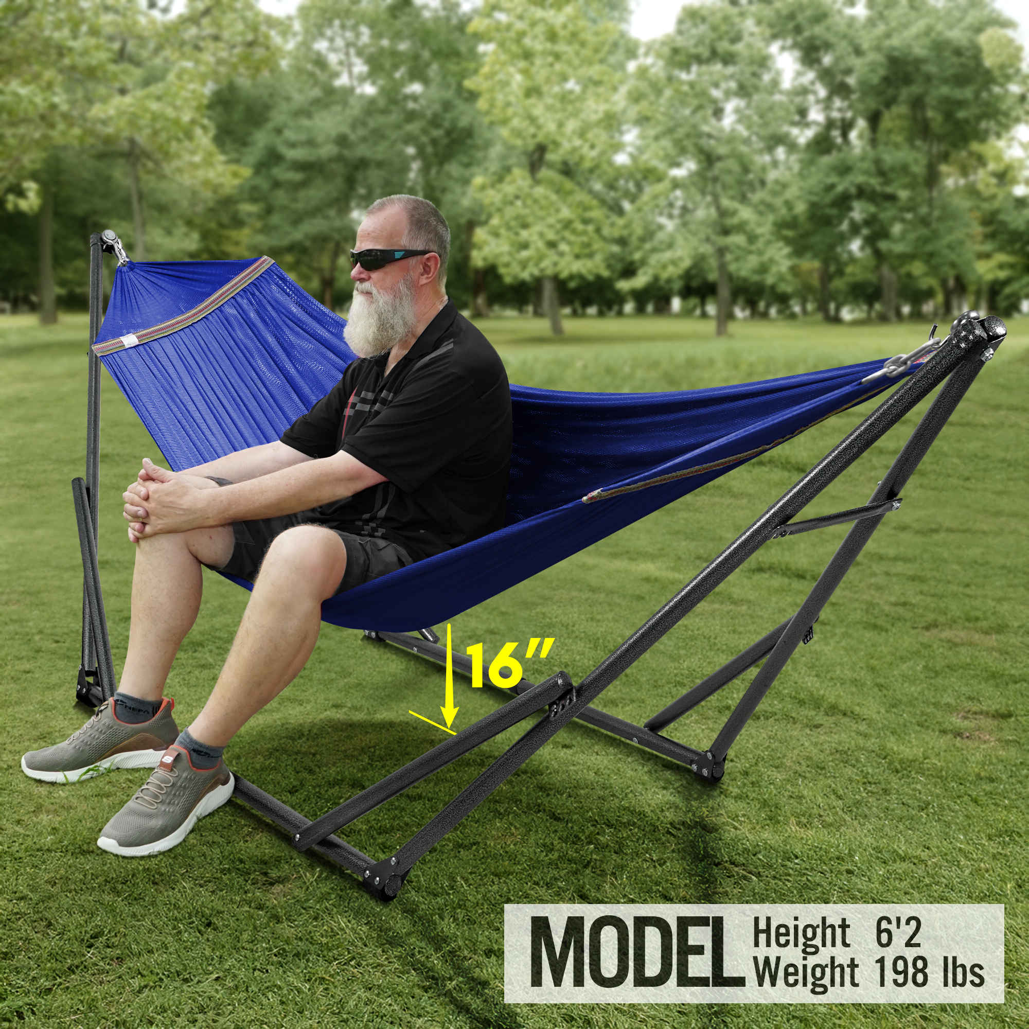 Universal Hammock with Medium Size Stands