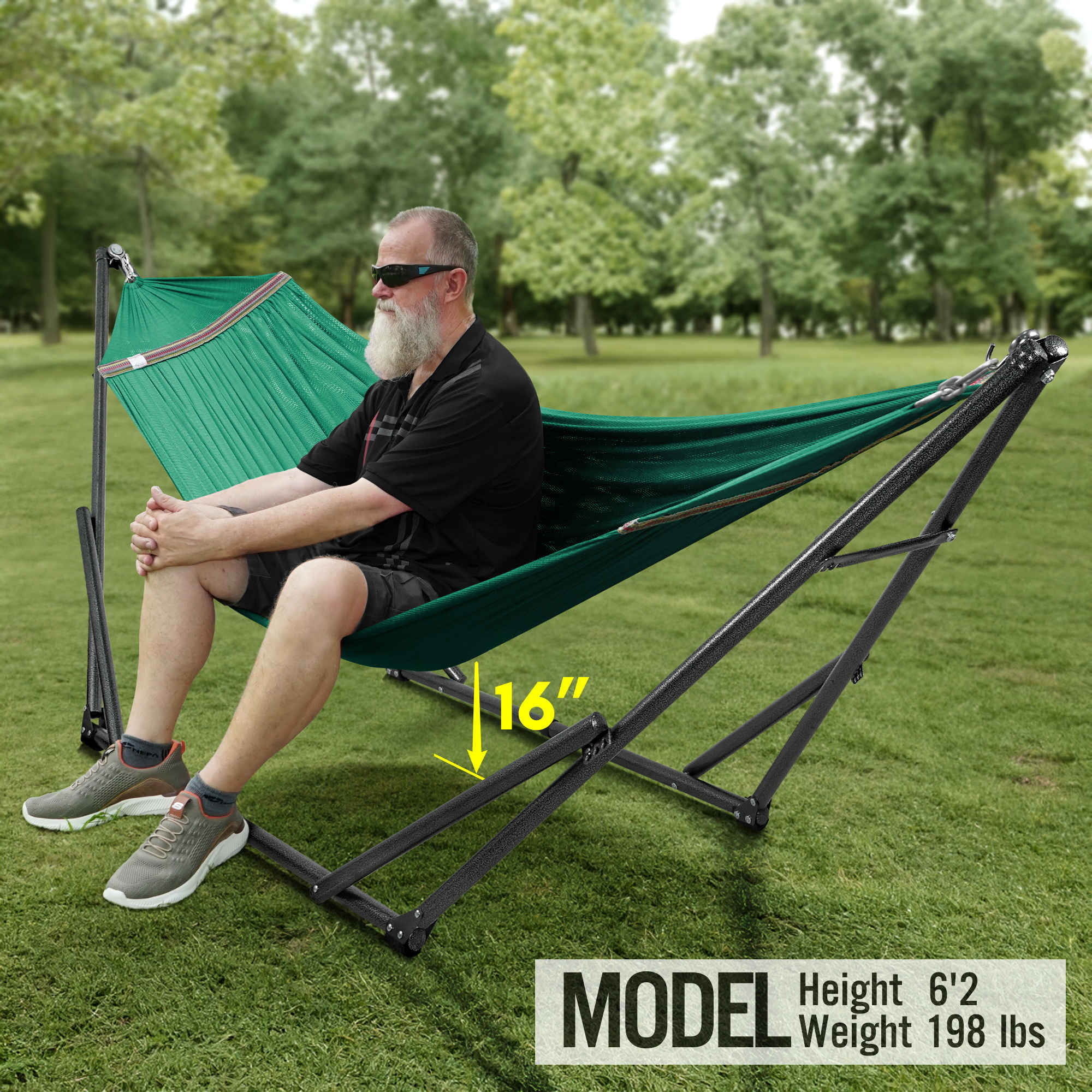 Universal Hammock with Medium Size Stands