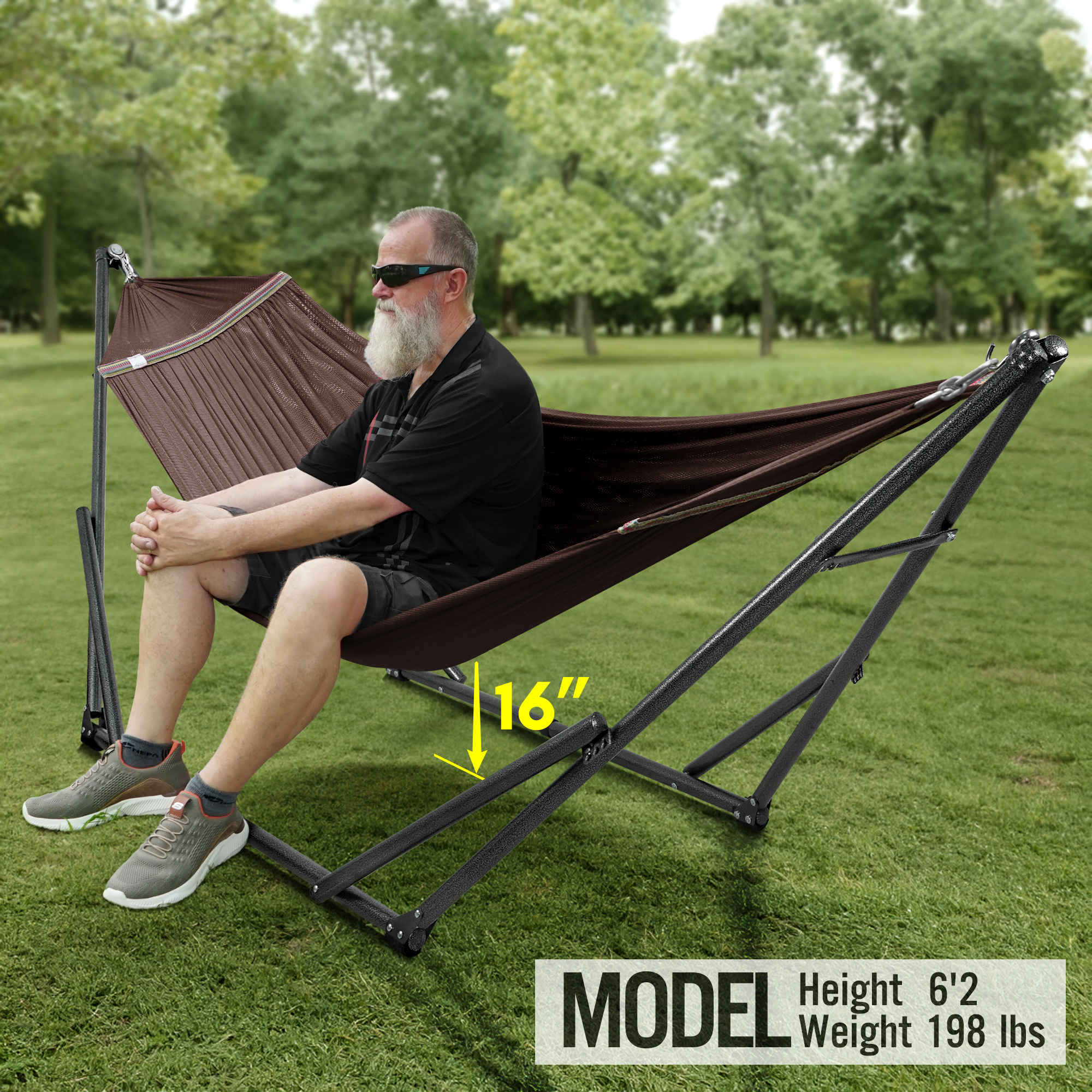 Universal Hammock with Medium Size Stands