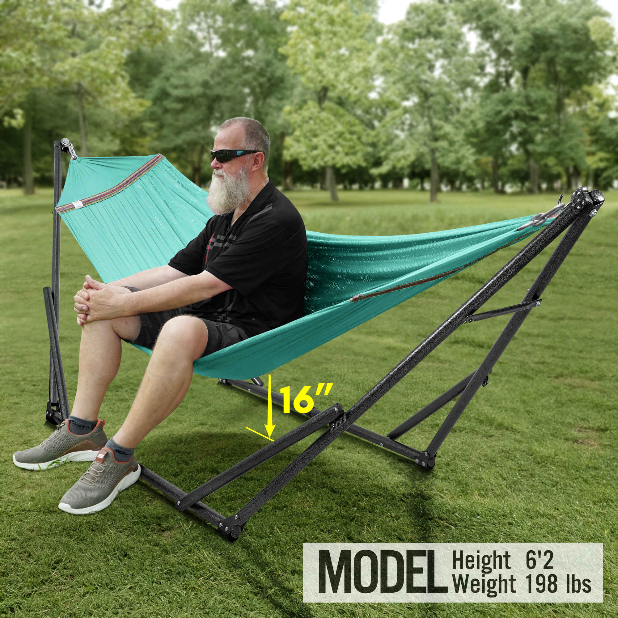 Universal Hammock with Medium Size Stands