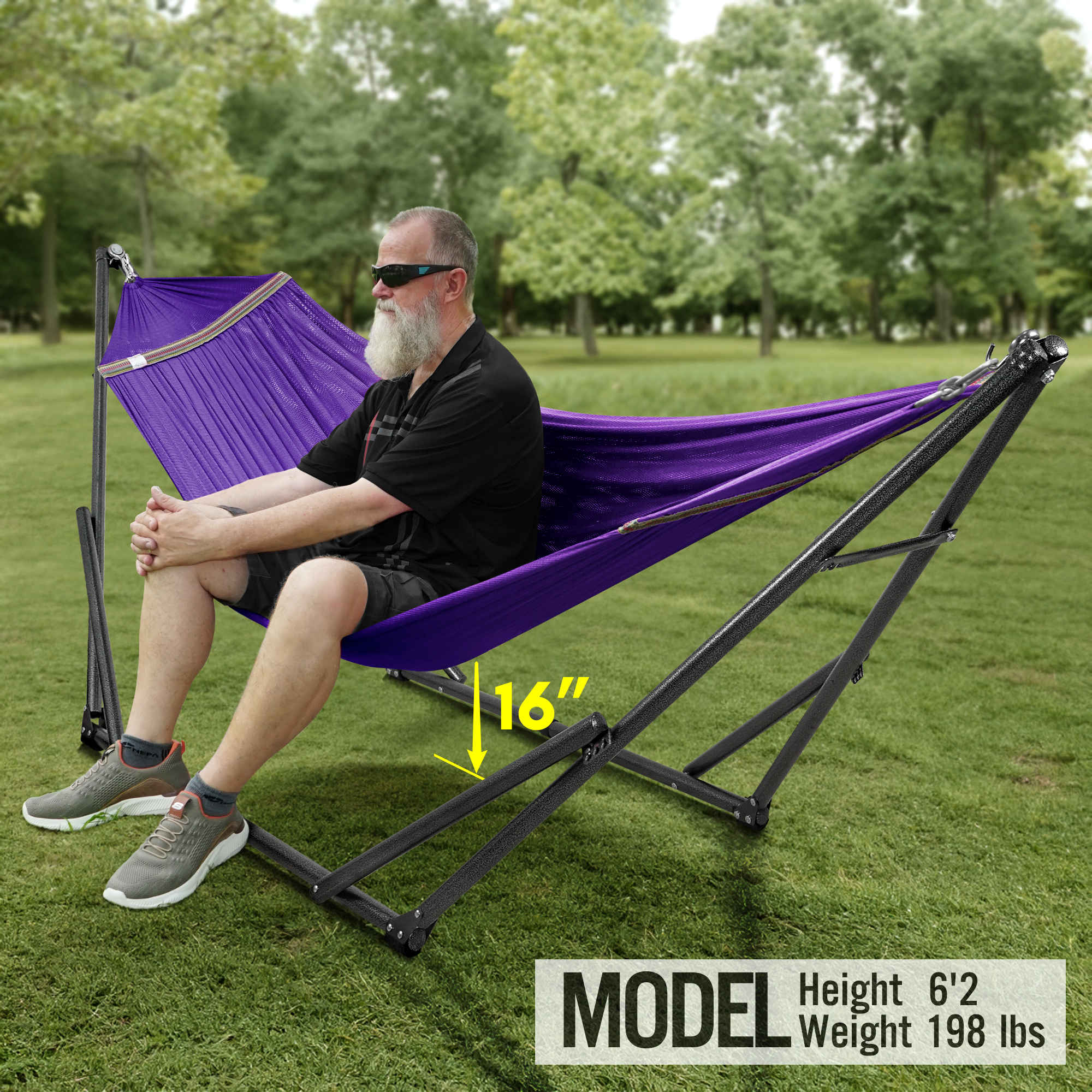 Universal Hammock with Medium Size Stands