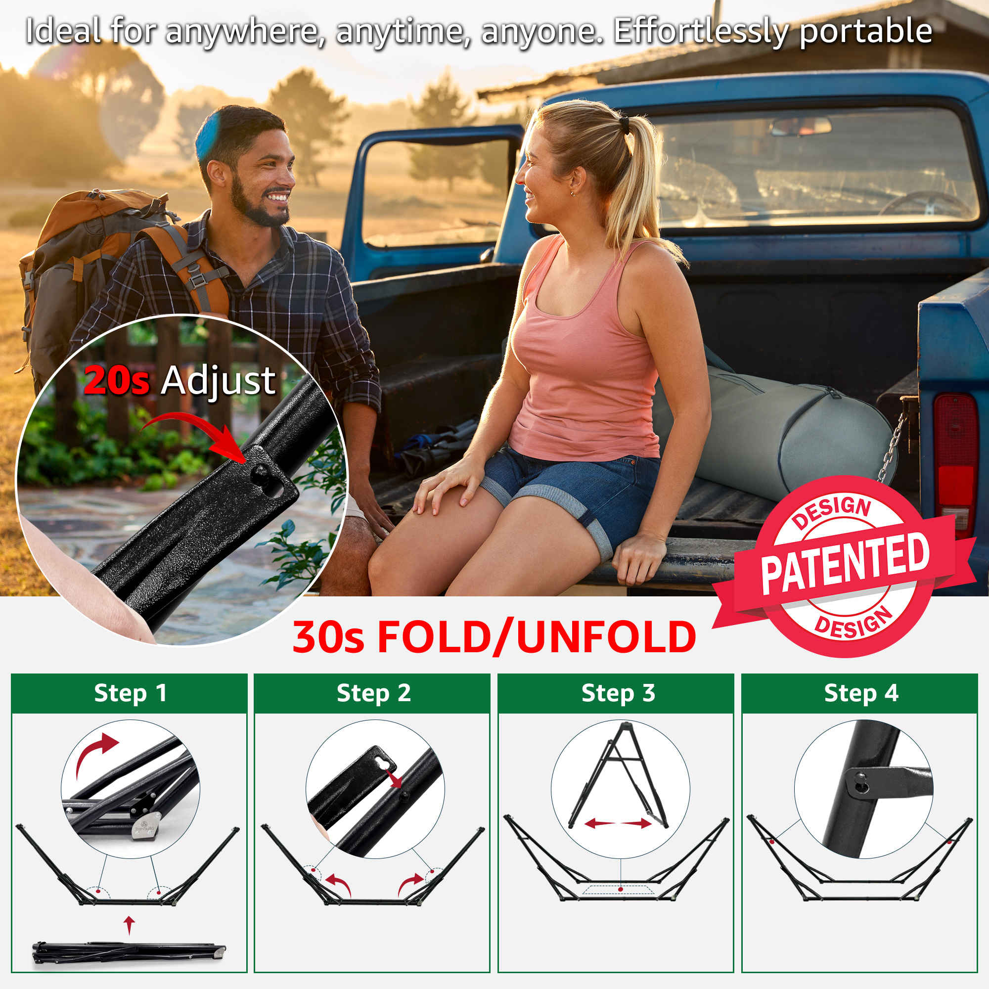 Unity Canvas Hammock Stand