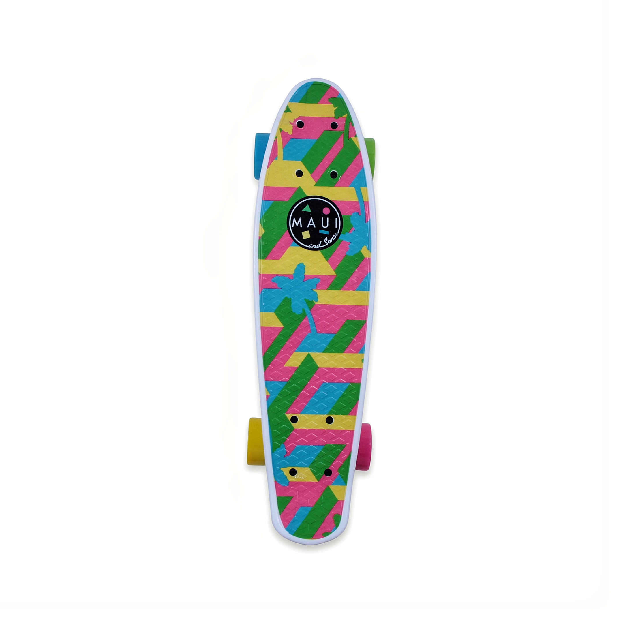 Maui & Sons Locked In 22" Kicktail Skateboard