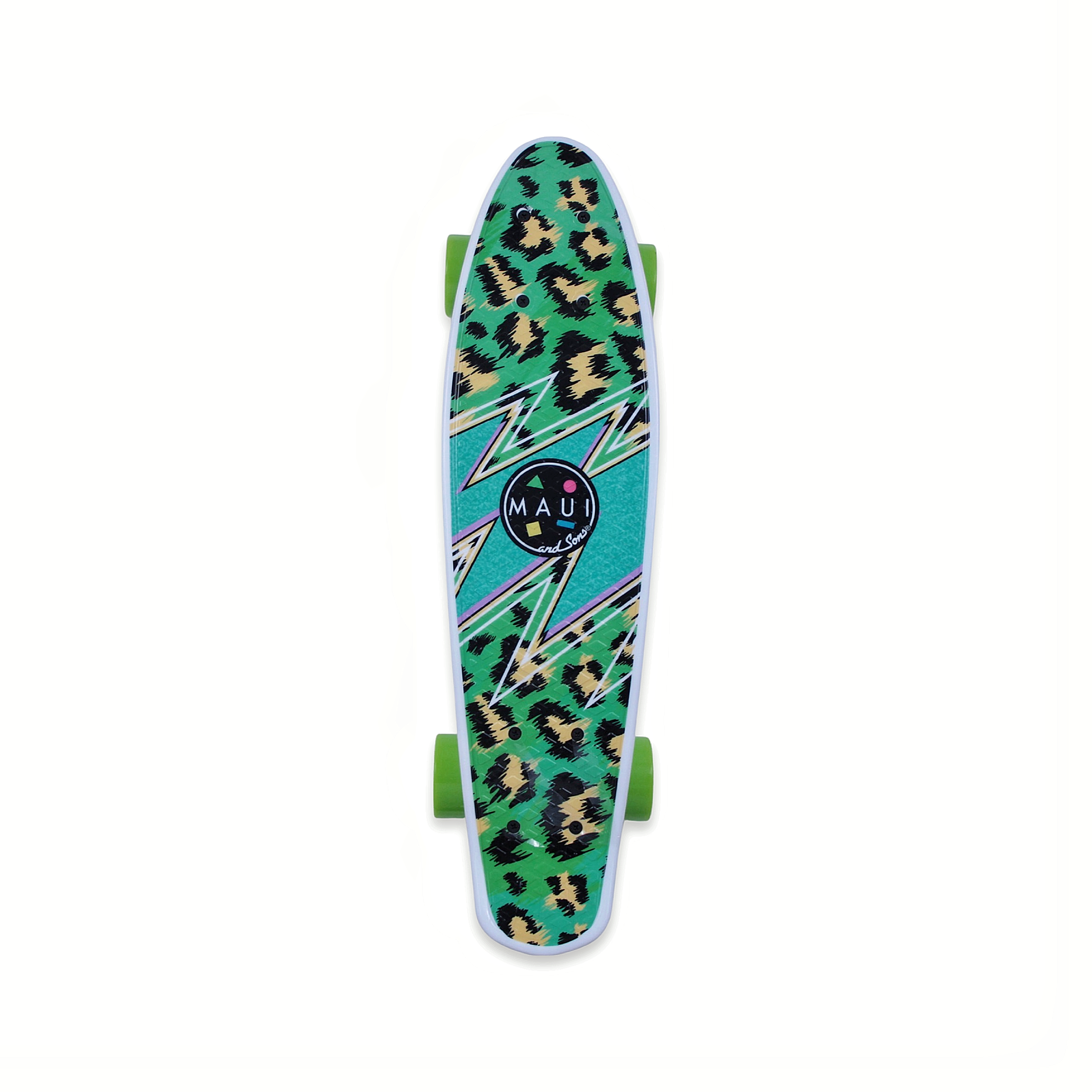 Maui & Sons Jungle Riot 22" Kicktail Skateboard