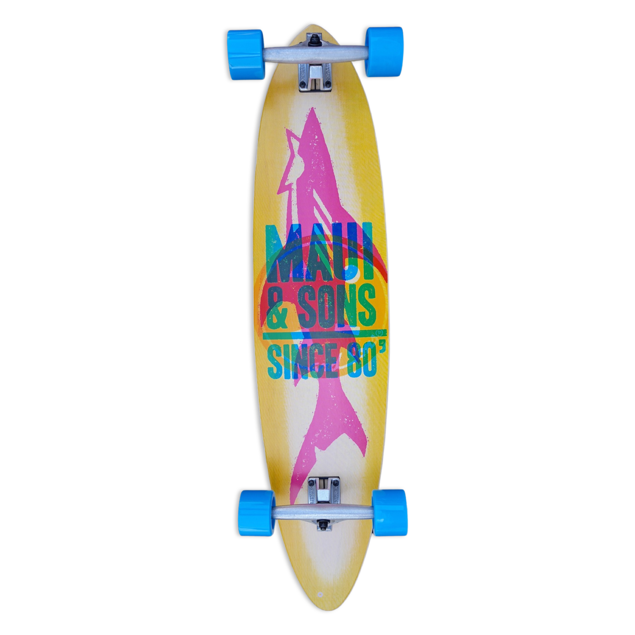 Maui & Sons 39" Overlay Pintail Skateboard