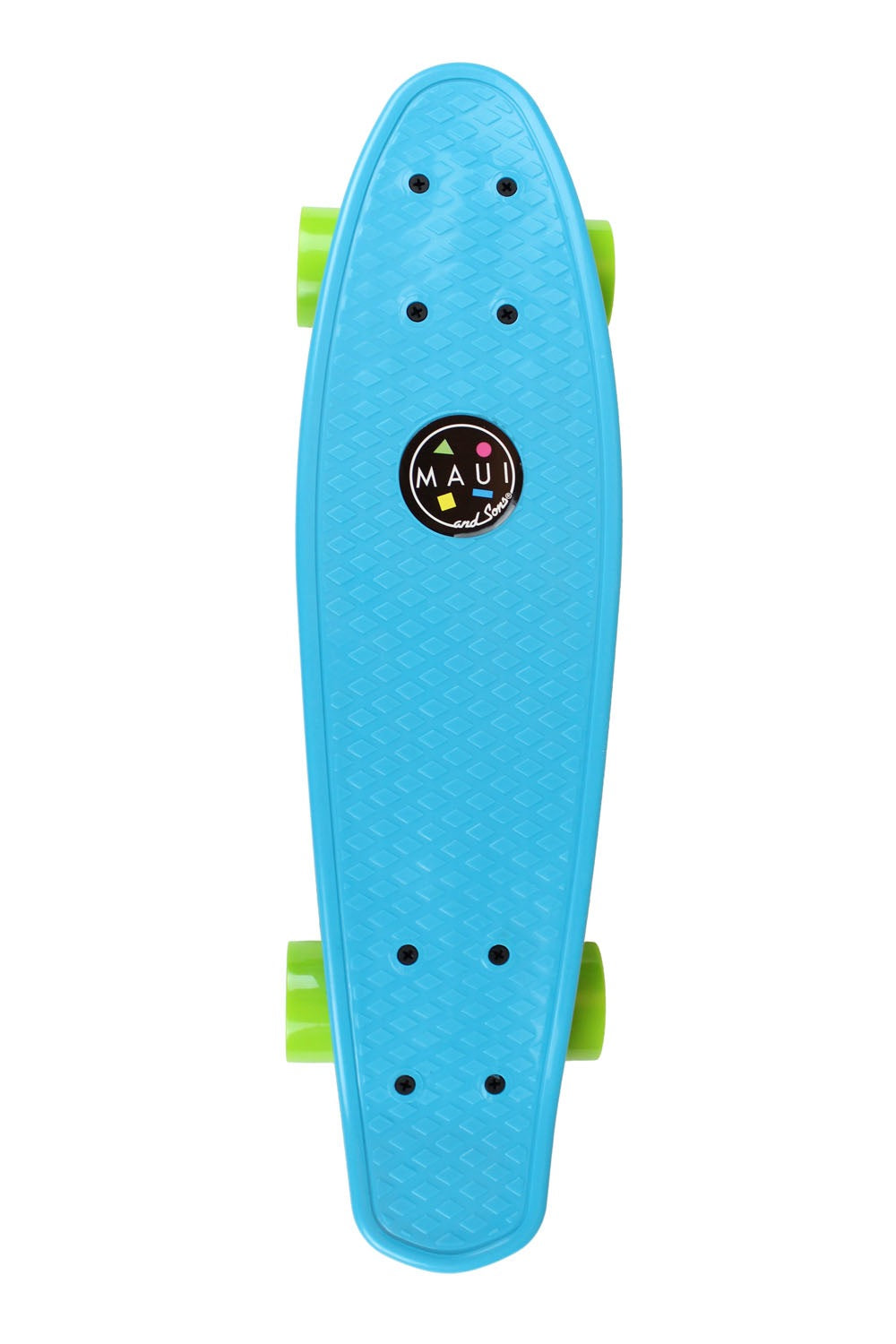 Maui & Sons Beginner Cookie 22" Penny Skateboard, Blue