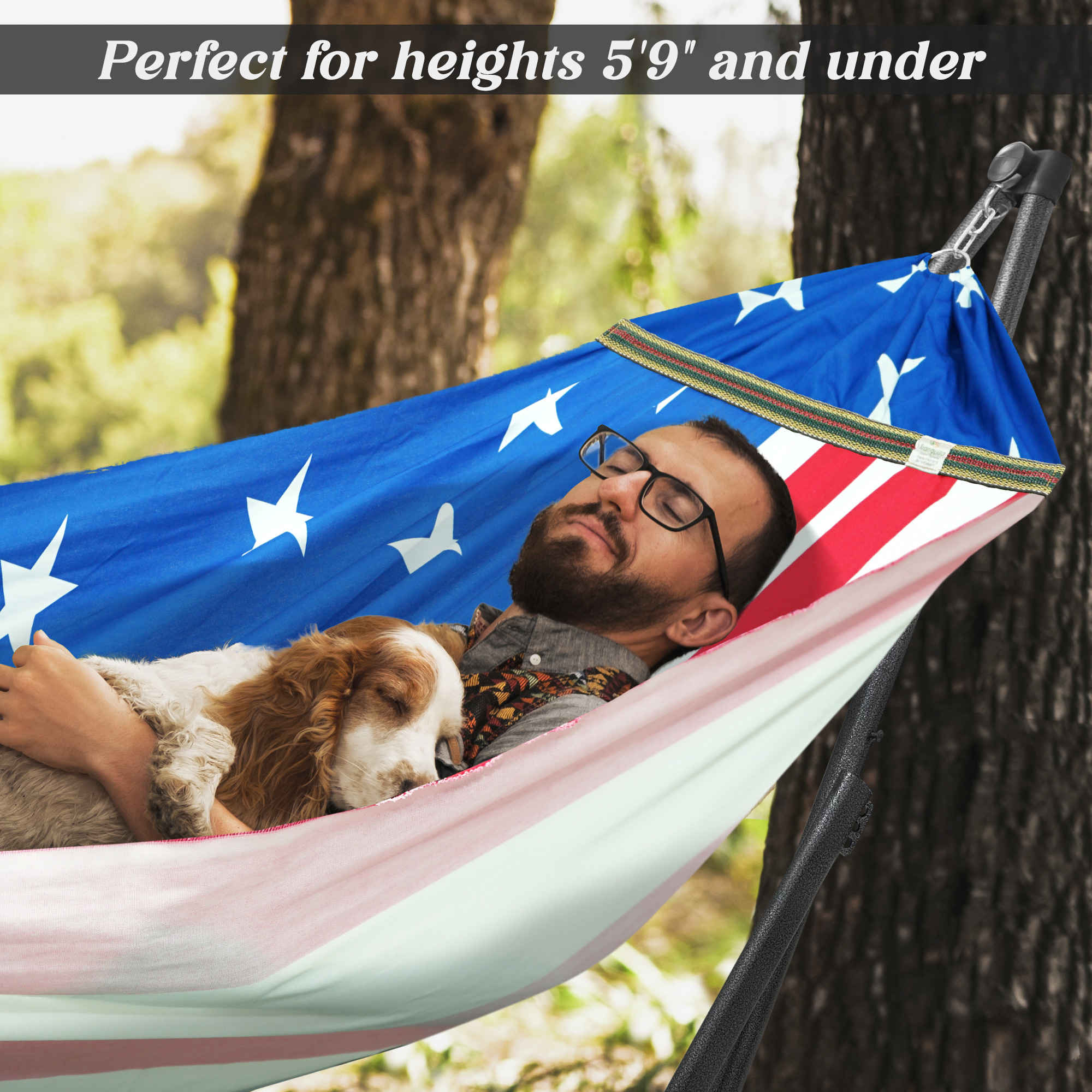 Uniki Canvas Hammock with Stand