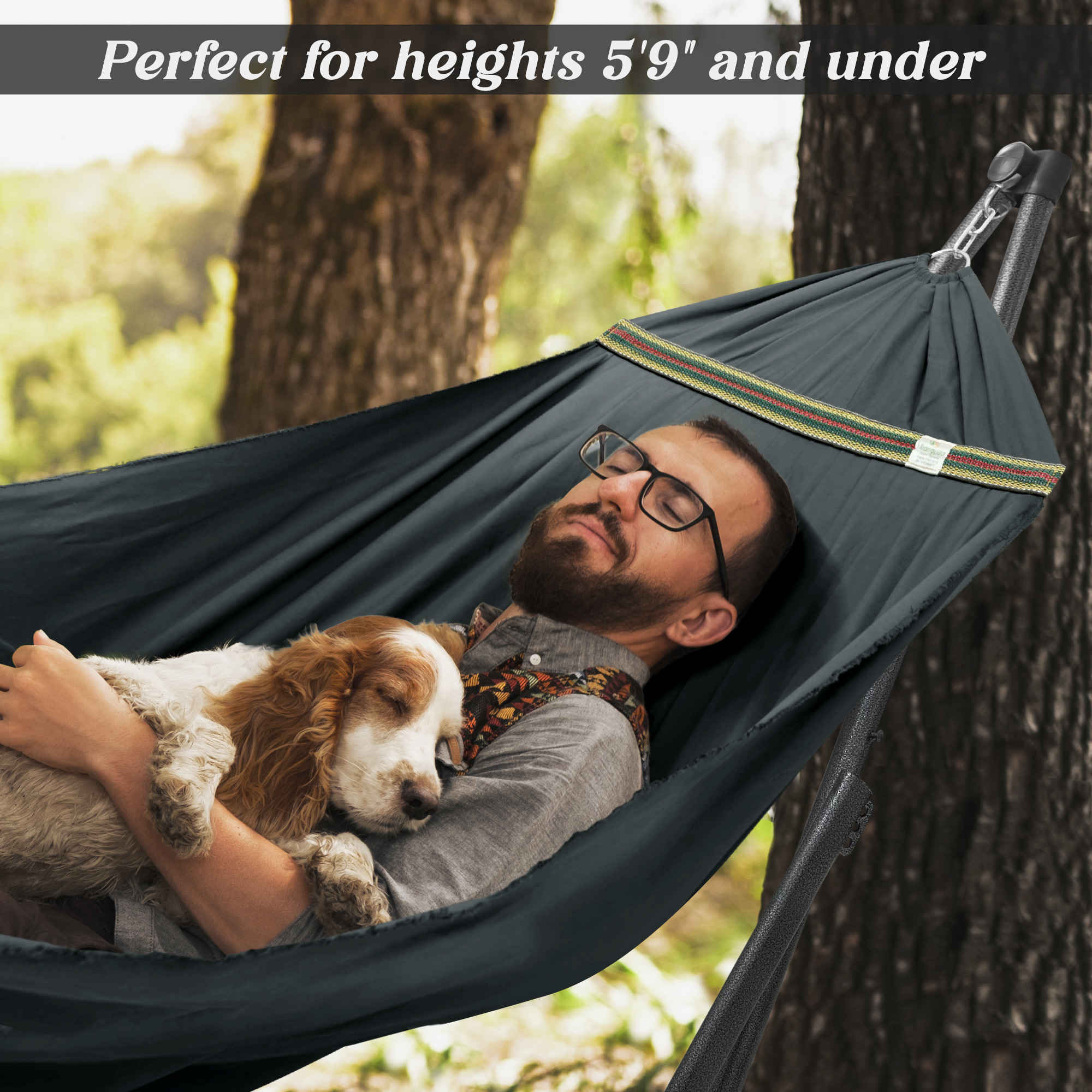 Uniki Canvas Hammock with Stand