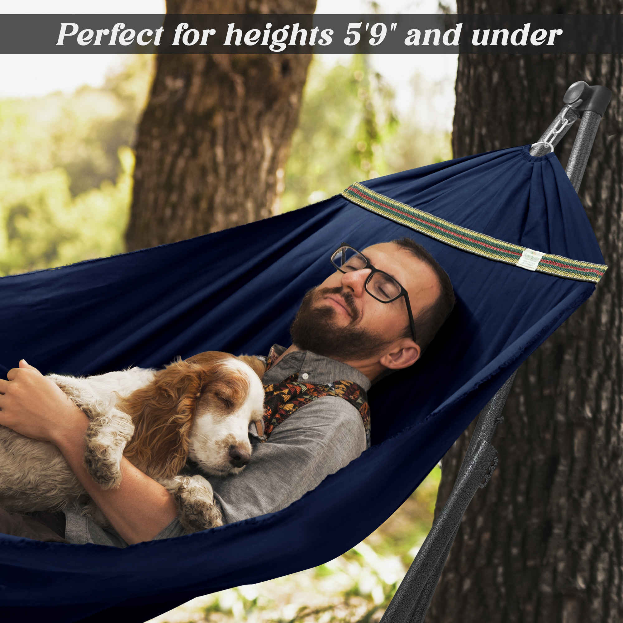 Uniki Canvas Hammock with Stand
