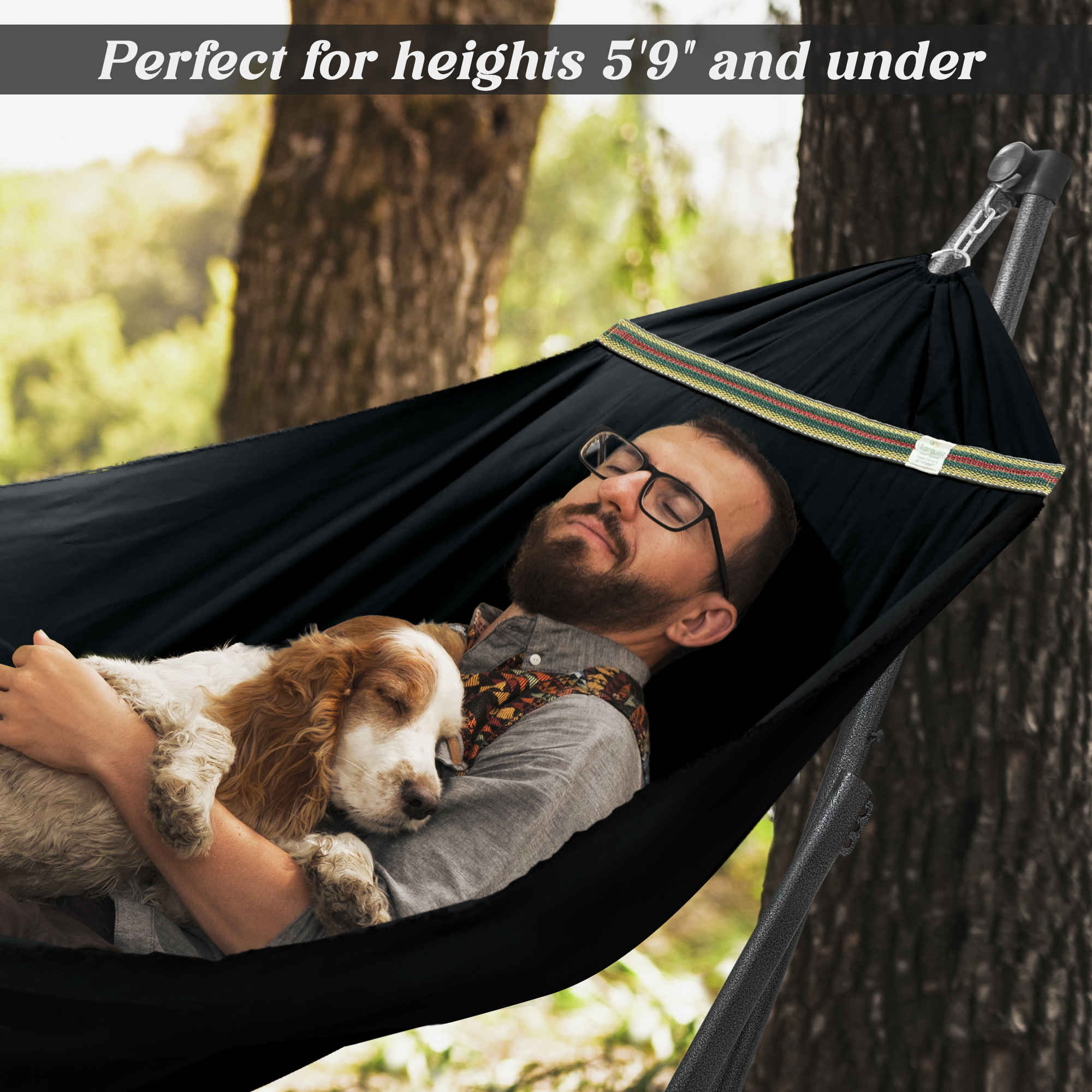 Uniki Canvas Hammock with Stand
