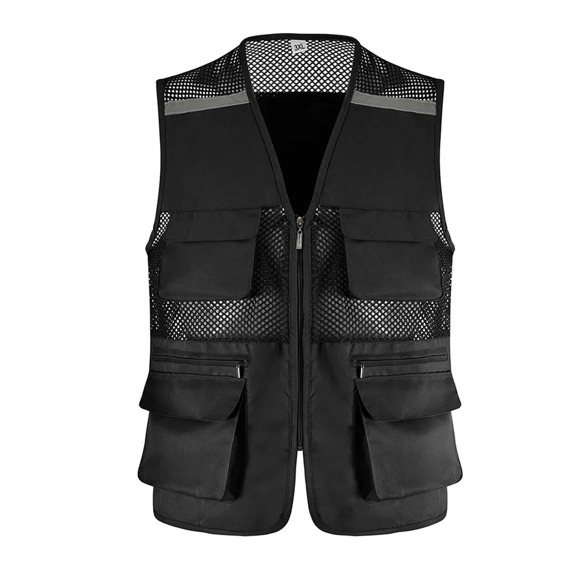 Breathable Mesh Fishing Vest with Multiple Pockets