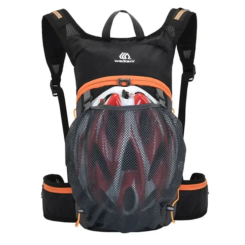 10L Lightweight Cycling Backpack with Helmet Net