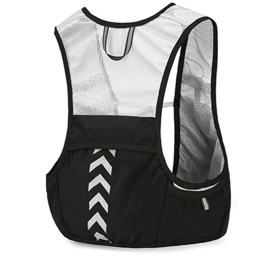 Running Hydration Backpack: 5L with 2L Water Bladder & 500ml Bottle