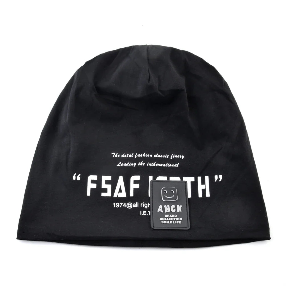 Men's Printed Beanie Hats