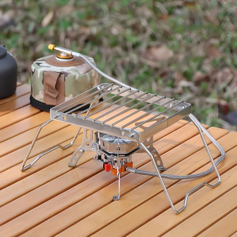 Compact Camping Stove Grill Rack for Outdoor Cooking