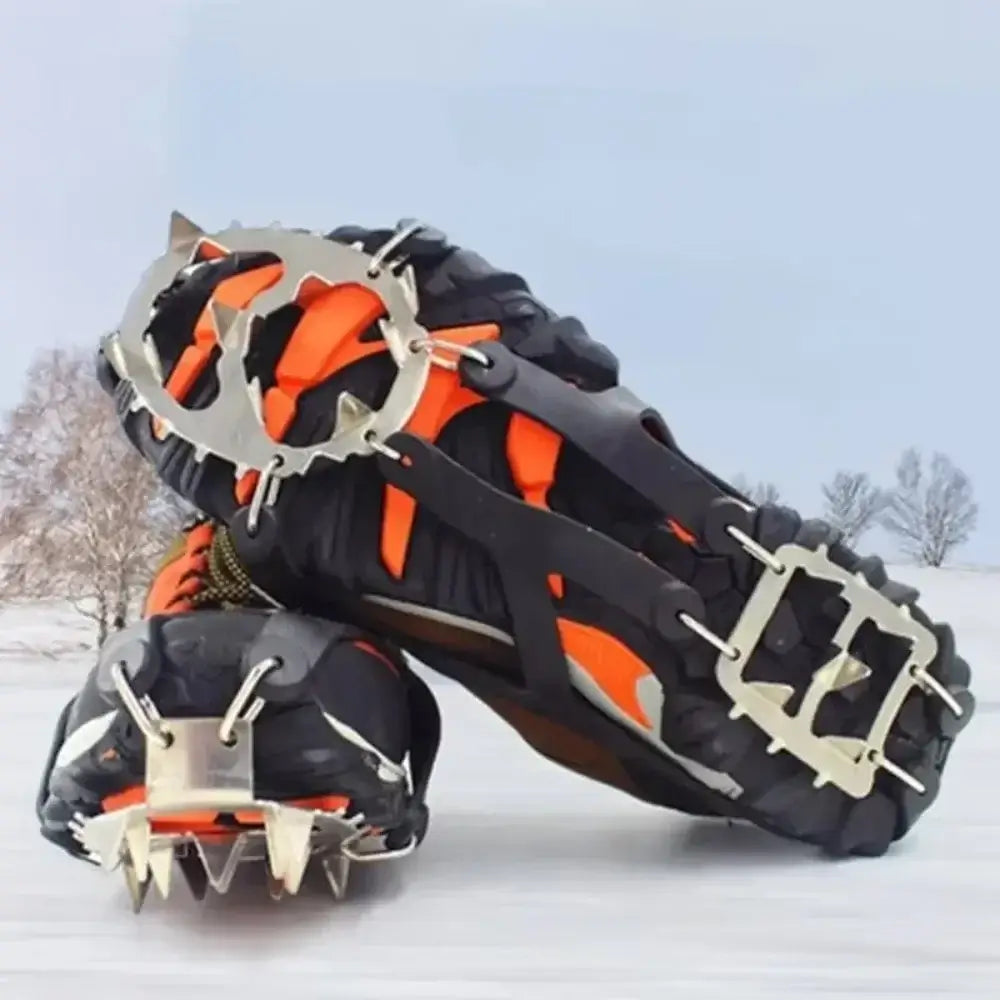 Climbing Crampons with 18 Studs
