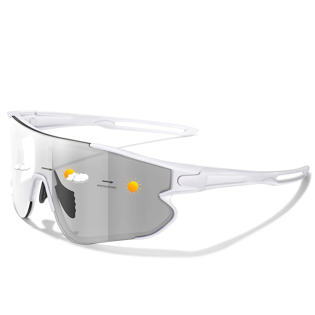 Photochromic UV400 Motorcycle Sports Sunglasses for Men & Women