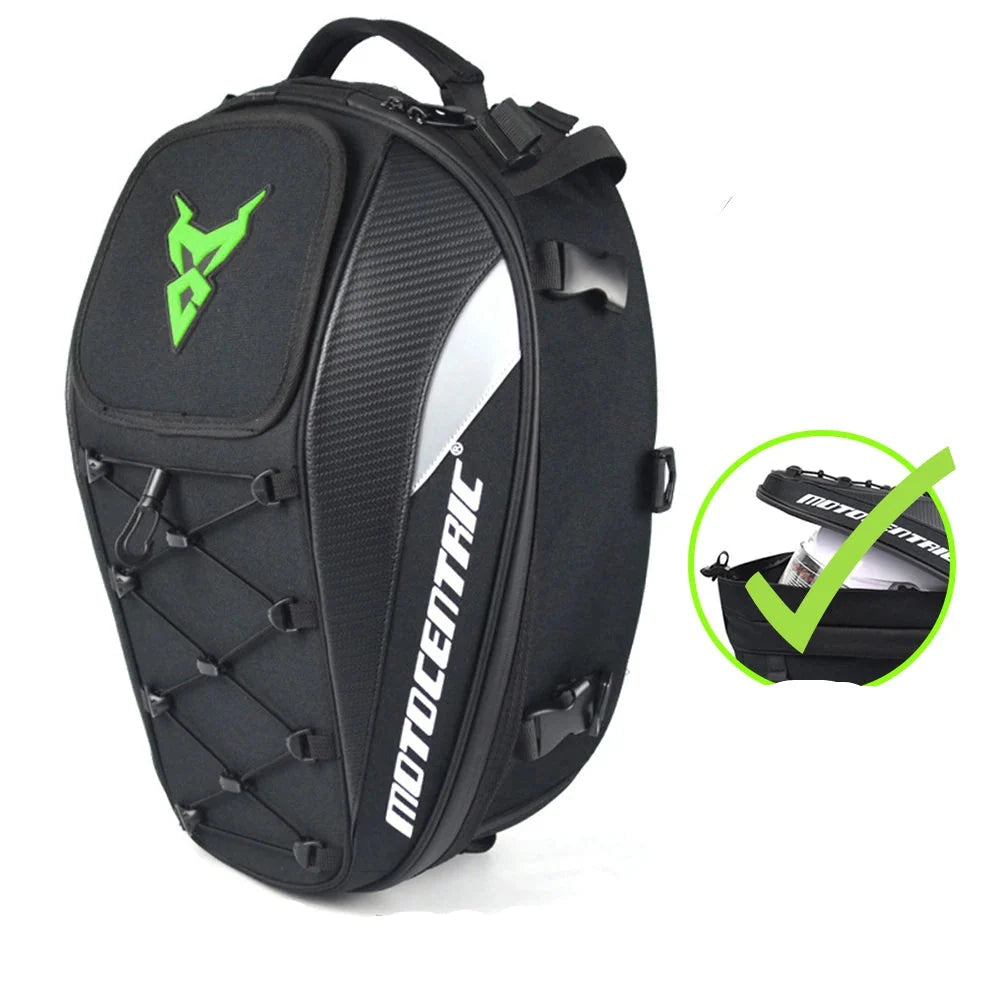 Conquer Any Ride Multifunction Motorcycle Rear Seat Bag with High Capacity