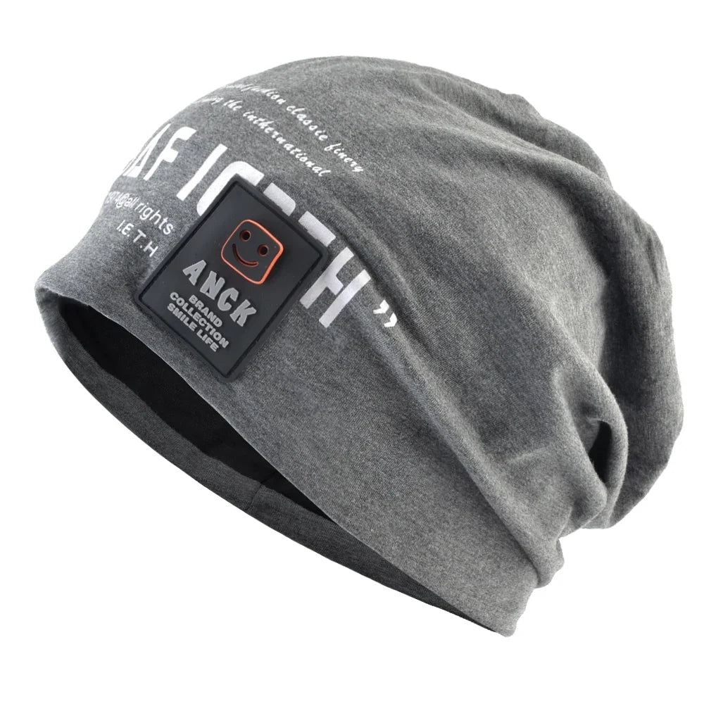 Men's Printed Beanie Hats