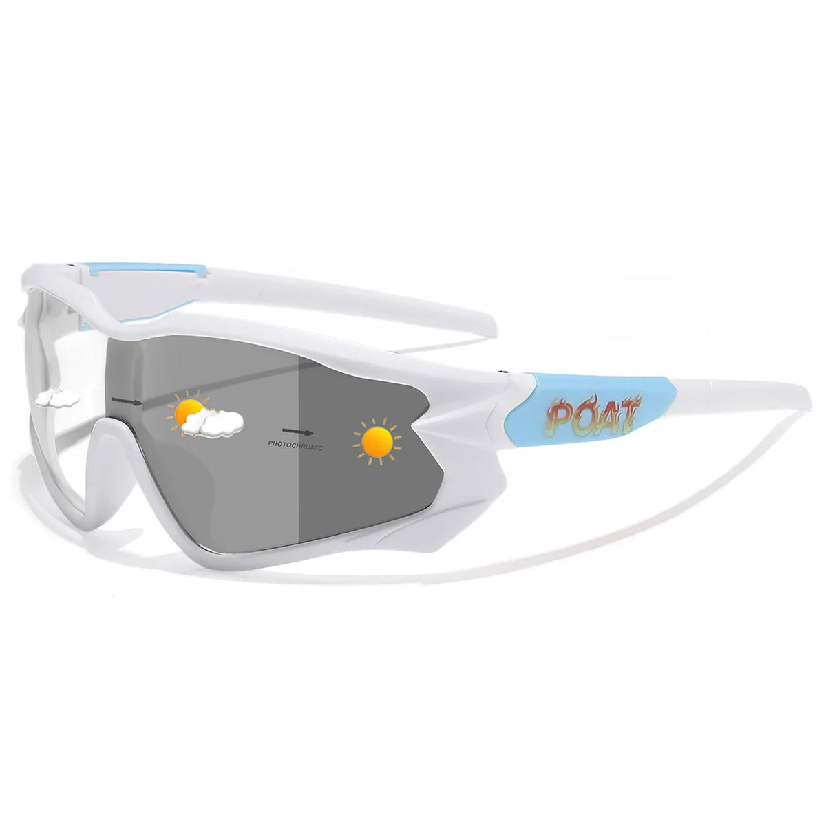 Photochromic UV400 Motorcycle Sports Sunglasses for Men & Women