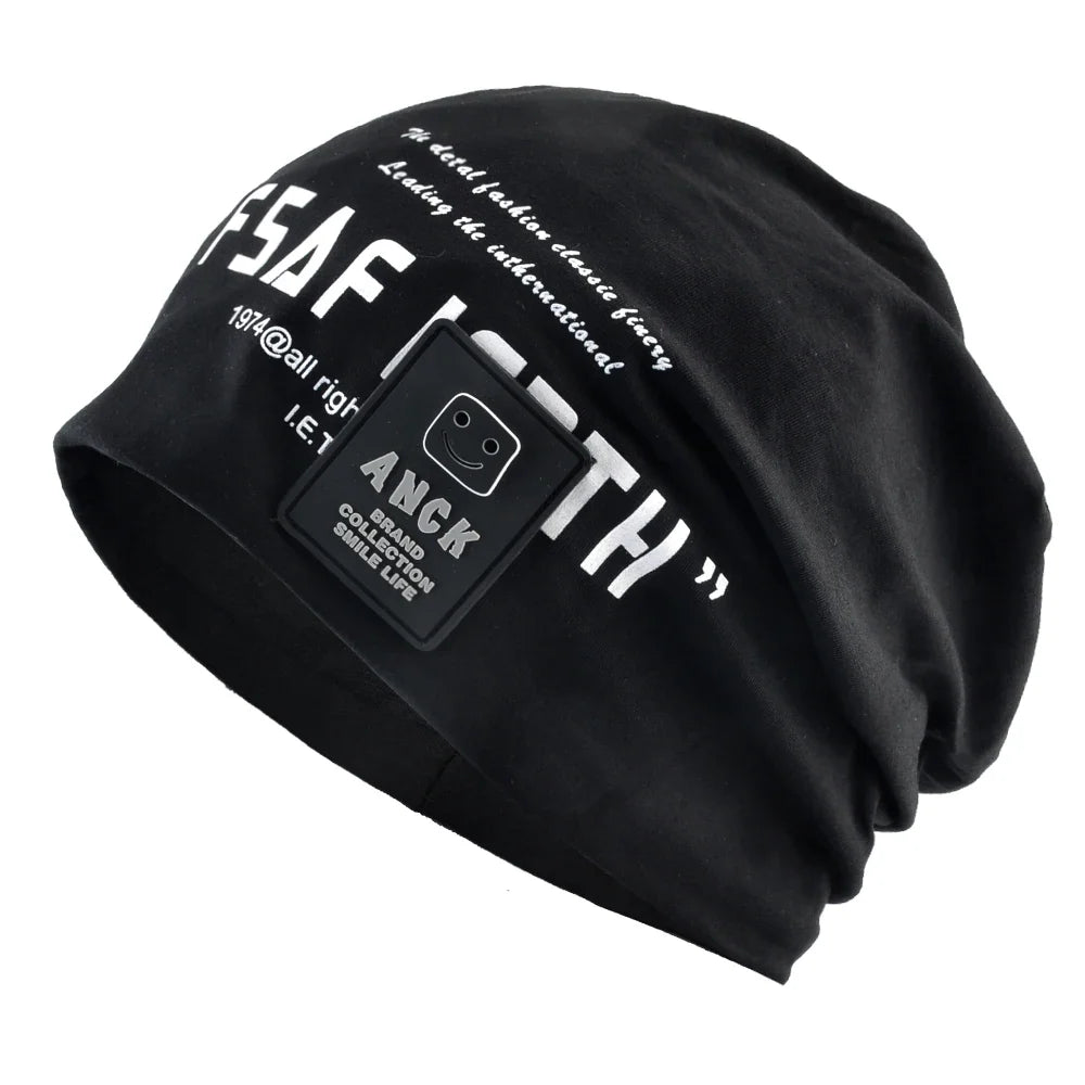 Men's Printed Beanie Hats