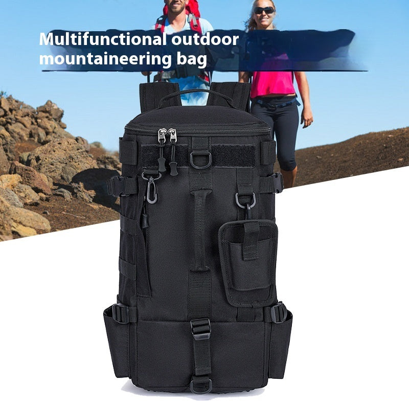 Multifunctional Hiking Backpack Waterproof Oxford Cloth Fishing Gym Bag