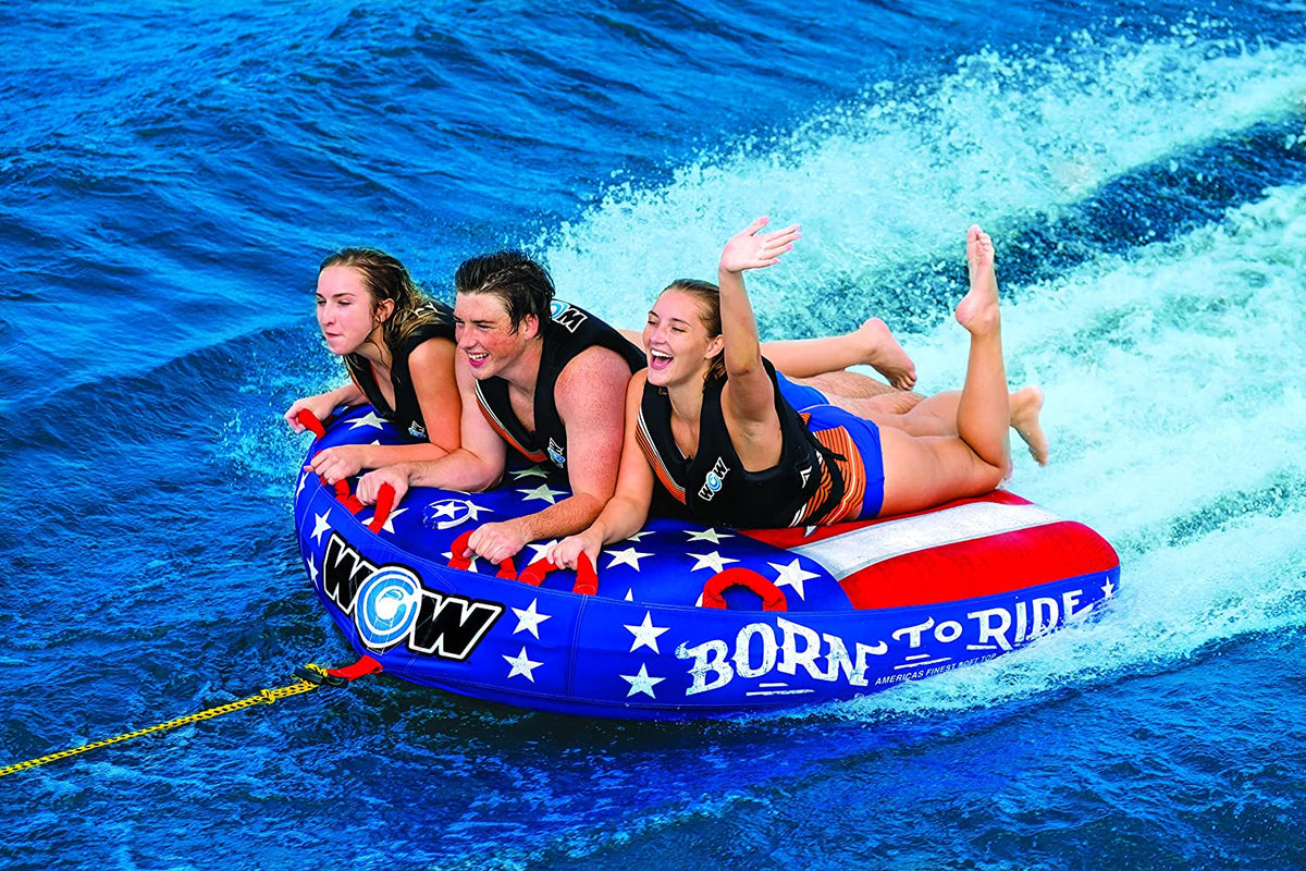 WOW Watersports Born to Ride 3 Person 3P Towable