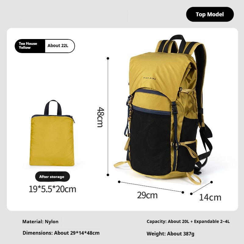 Outdoor Professional Waterproof Mountaineering Backpack Flip Hiking Backpack