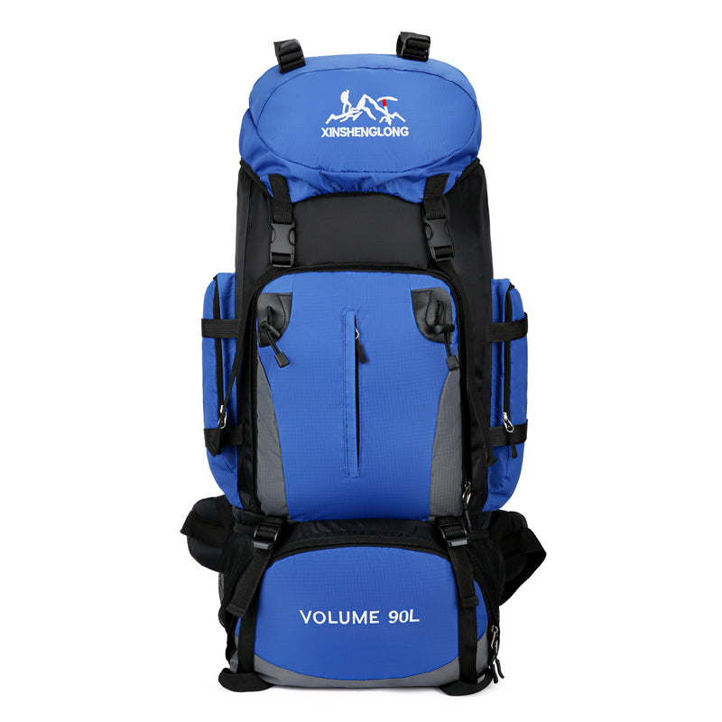 90L Large Capacity Lightweight Backpack For Men And Women, Outdoor Hiking Bag, Waterproof Hiking Bag, Tourist Work Bag