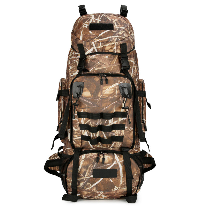 90L Large Capacity Outdoor Travel Backpack For Men, Waterproof And Durable Hiking Bag, Cotton Quilt, Luggage, Work Backpack
