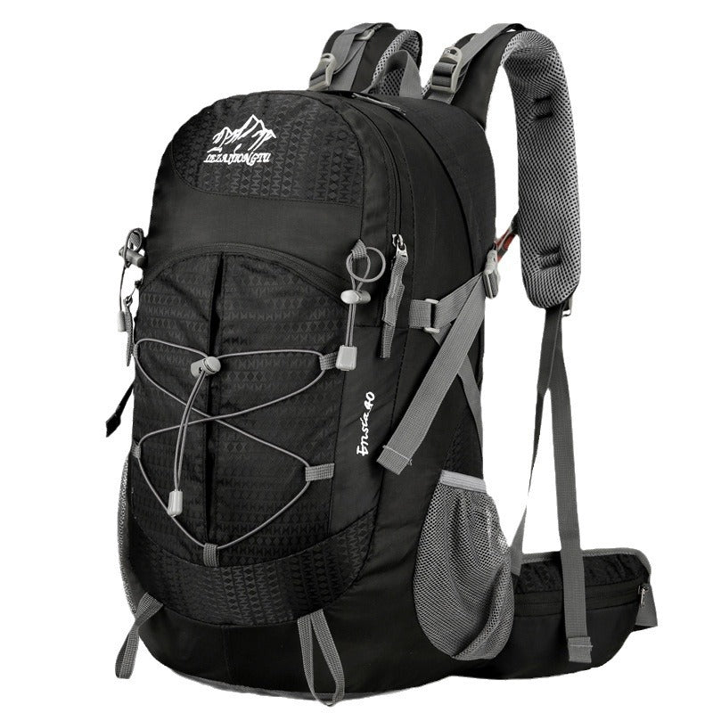 Outdoor Hiking Hiking Backpack Nylon Waterproof Large Capacity Multifunction Bracket