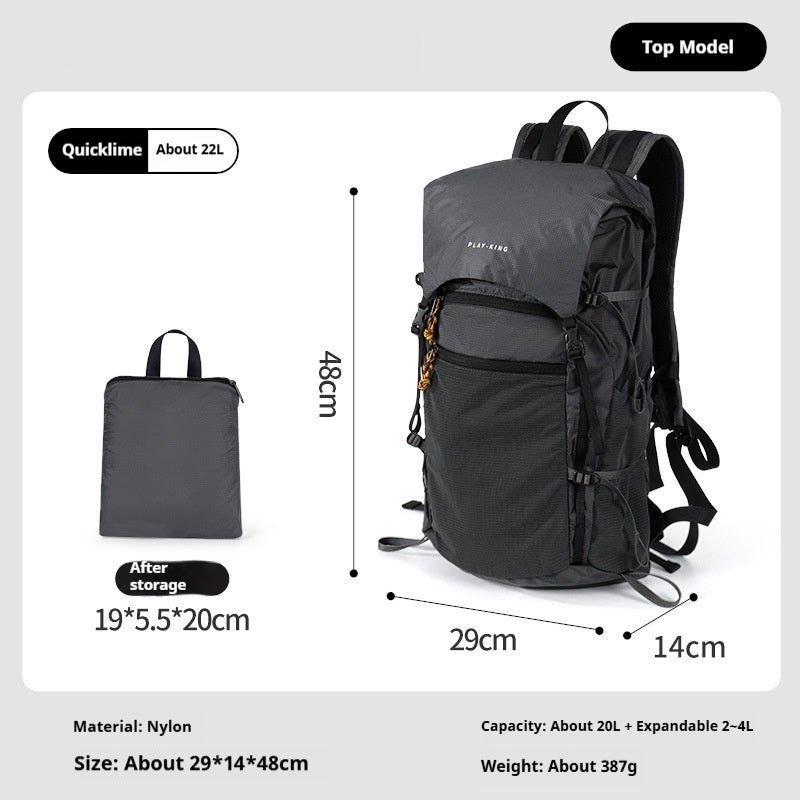 Outdoor Professional Waterproof Mountaineering Backpack Flip Hiking Backpack