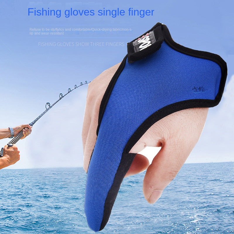 Breathable Fishing Single Finger Gloves Outdoor Fishing Gear Gloves Rock Fishing Sunscreen Roada Gloves Sea Fishing Control Line Gloves