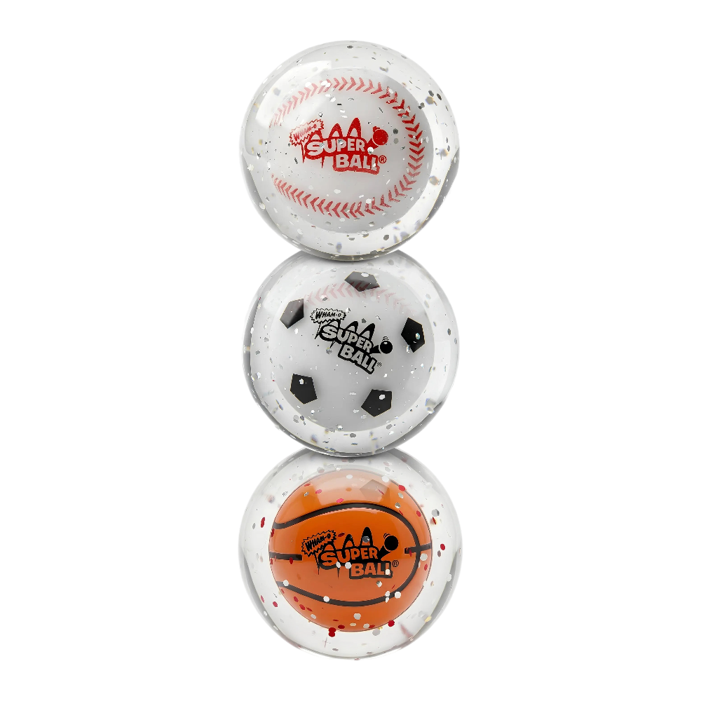 Super Ball LED Sport, 3 Pack with Baseball, Soccer & Basketball
