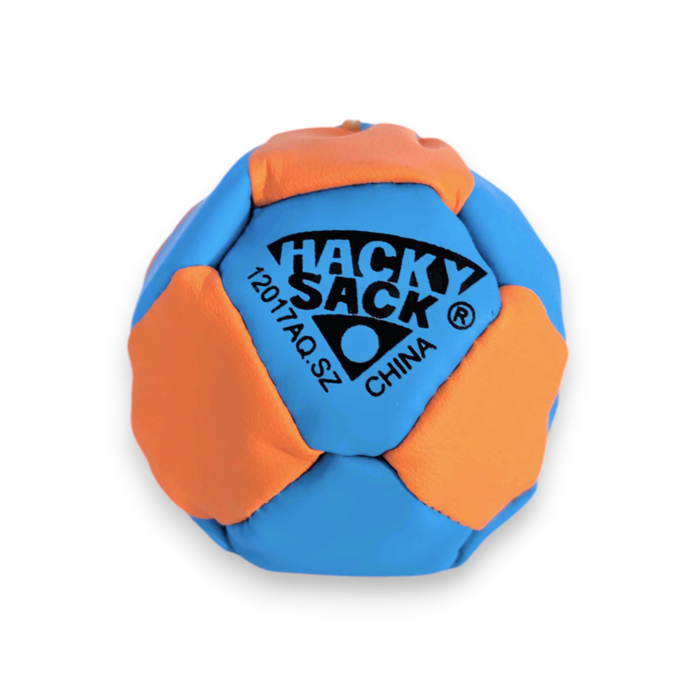 Hand Stitched Official Hacky Sack, Striker Blue & Orange
