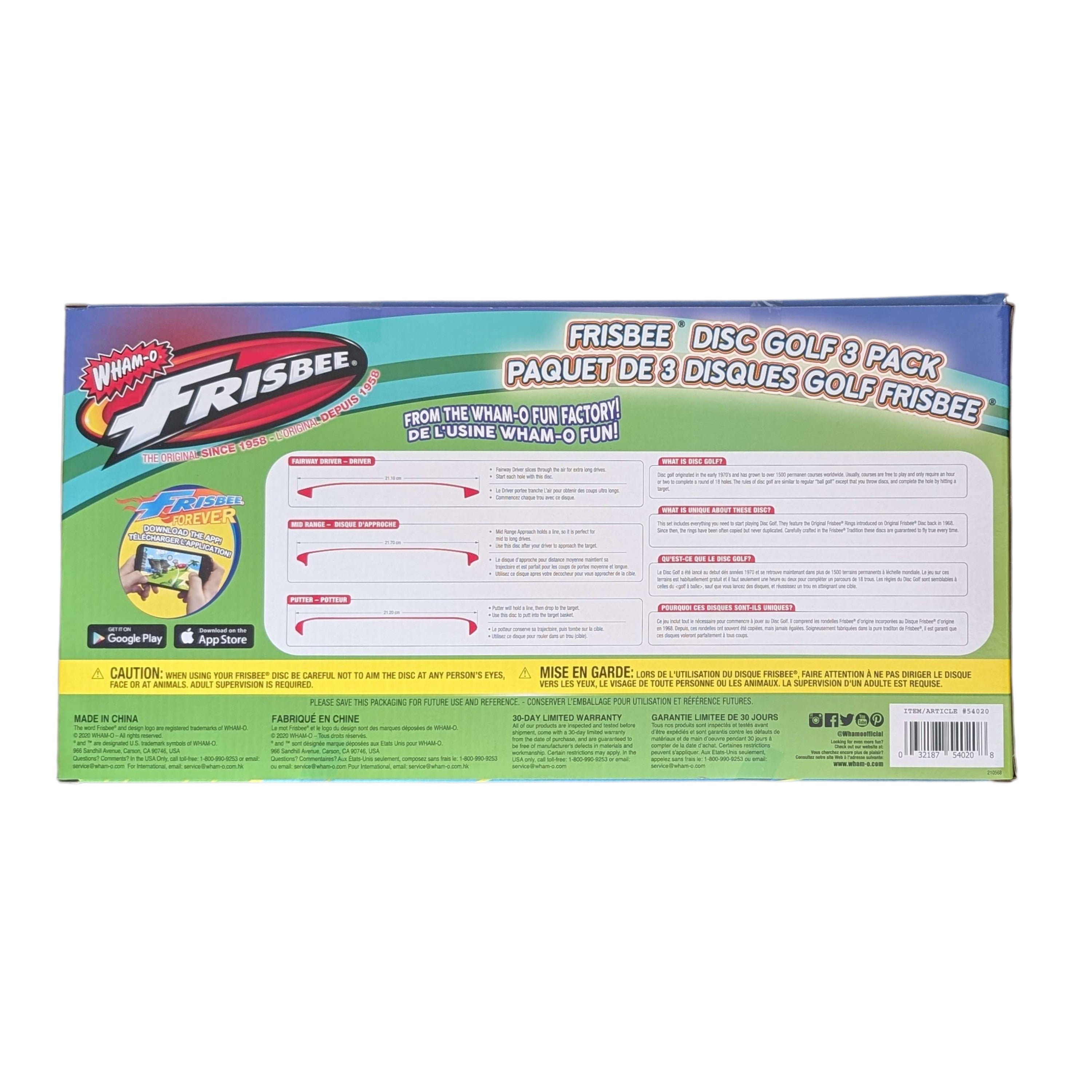 Frisbee Disc Golf 3-Pack: Putter, Mid-Range, Driver PDGA Approved