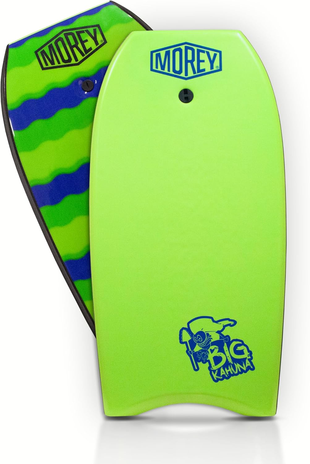 Morey Big Kahuna 45" Bodyboard with Coiled Leash, Lime Green