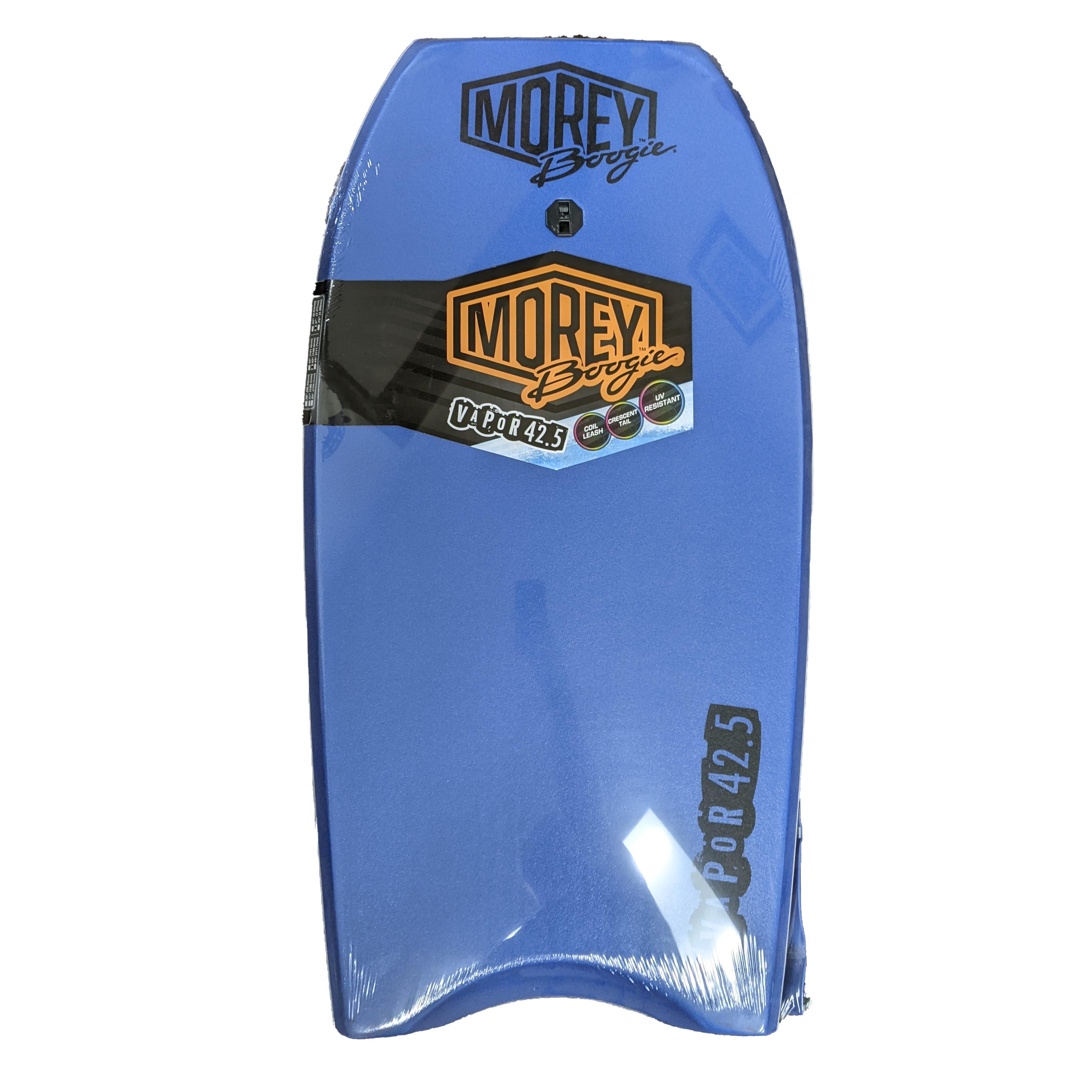 Morey Vapor 42" Bodyboard with Coiled Leash, Blue