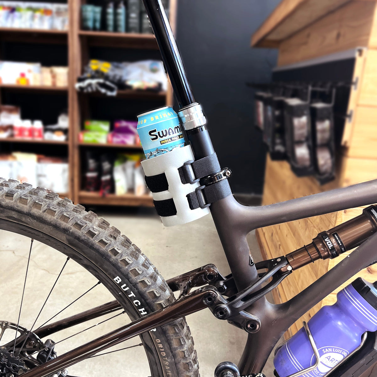 Beer Binding ENDURO — Mountain Bike Beer Can Holder