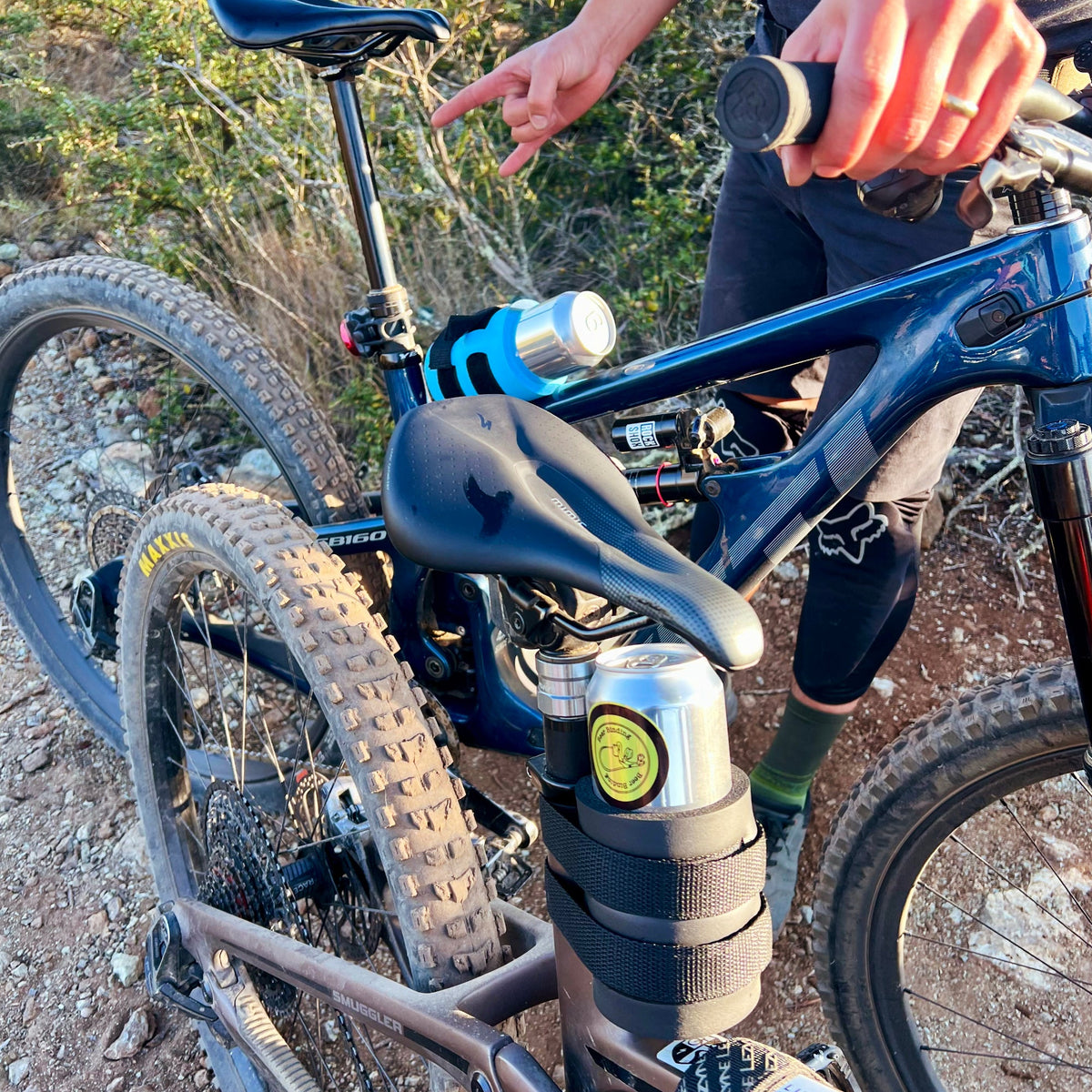 Beer Binding ENDURO — Mountain Bike Beer Can Holder