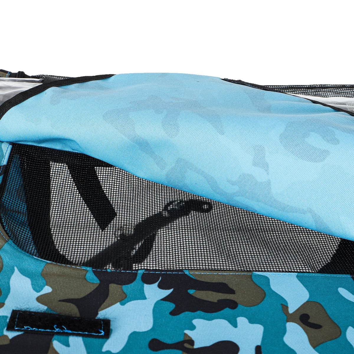 Outdoor Heavy Duty Collapsible Pet Bike Trailer with 16-Inch Wheels