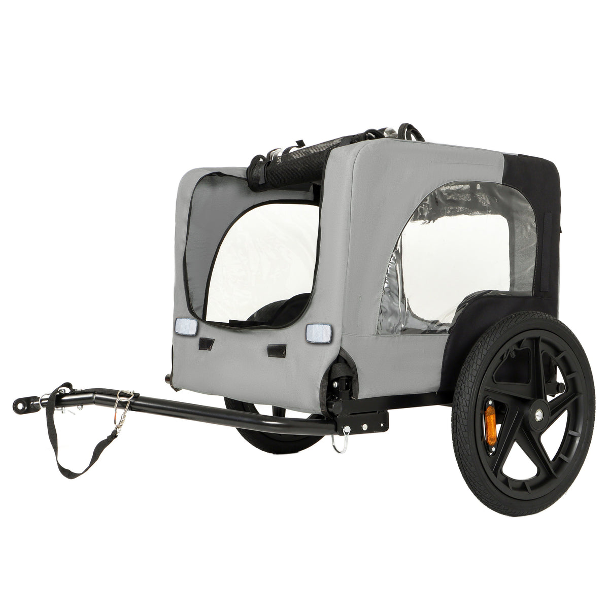 Outdoor Heavy Duty Collapsible Pet Bike Trailer