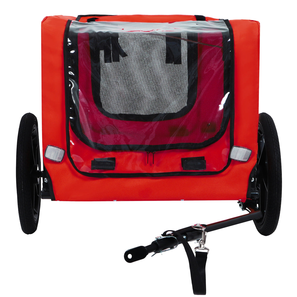 Pet Bike Trailer with Foldable Steel Frame - Small & Medium Pets