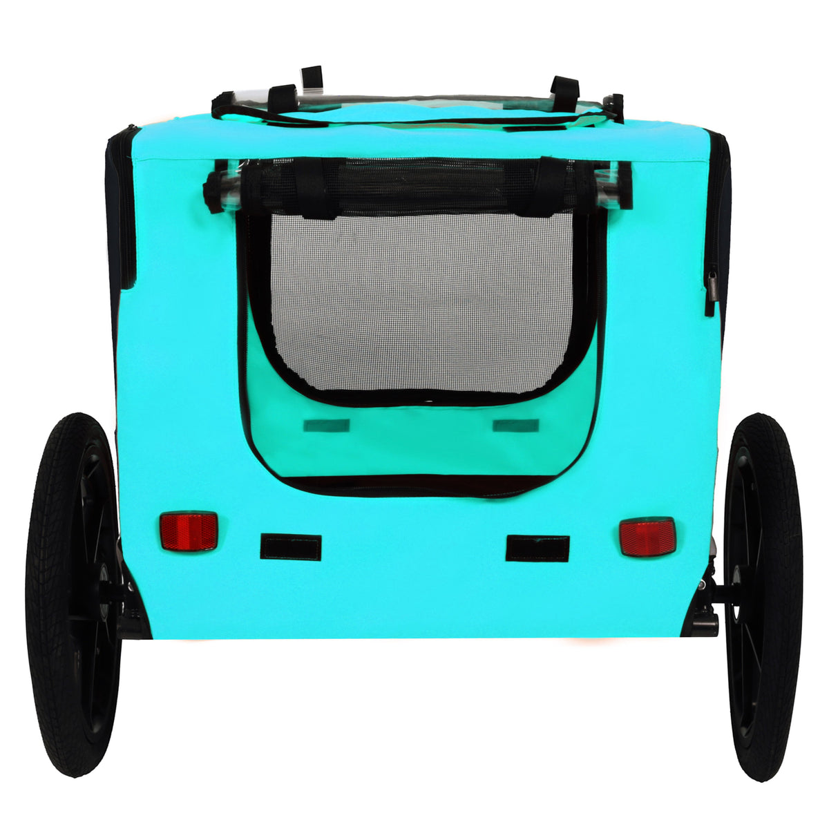 Pet Bike Trailer with Steel Frame and Waterproof Canopy - Outdoor