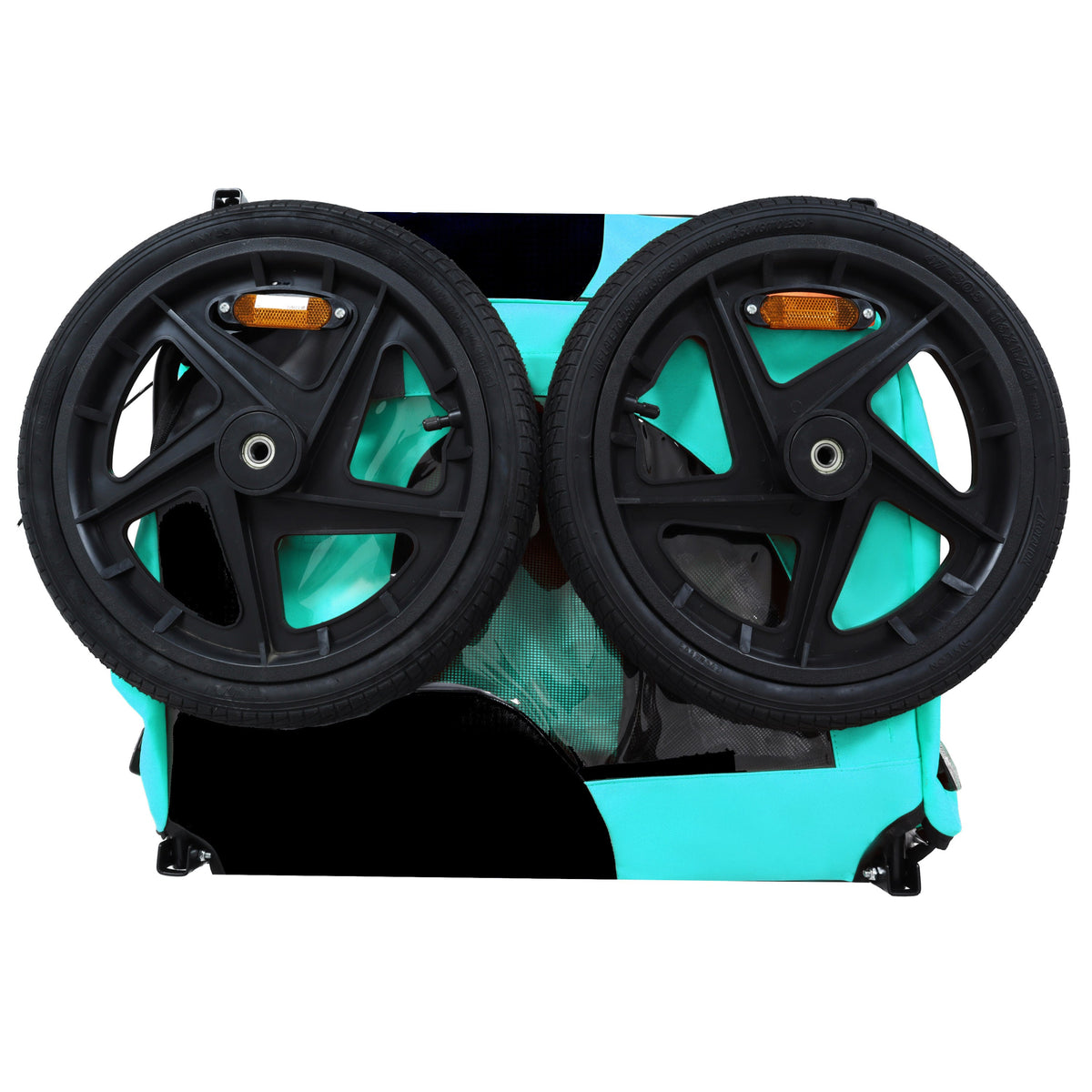 Pet Bike Trailer with Steel Frame and Waterproof Canopy - Outdoor
